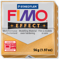 Pâte à modeler "Fimo Effect" - Metallique or