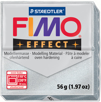 Pâte à modeler "Fimo Effect" - Metallique argent