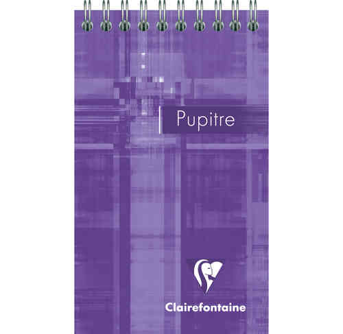 Bloc-notes Pupitre 8,5x14 - 160 pages - Quadrillé