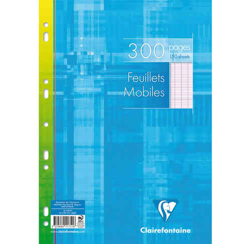 Feuillets mobiles 21x29,7 - 300 pages - Séyès
