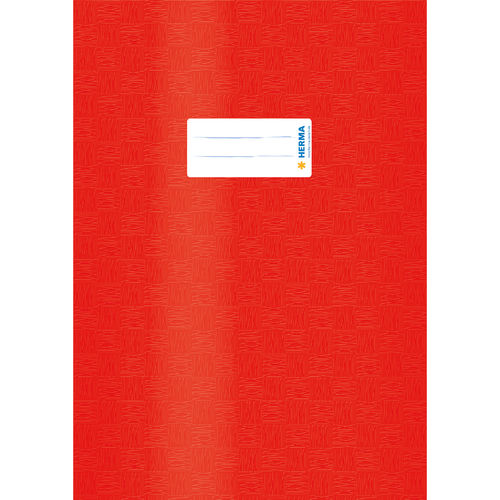 Protège-cahier, A4, en PP, rouge opaque