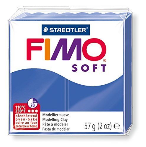 Pâte à modeler "Fimo Soft" - Bleu brillant