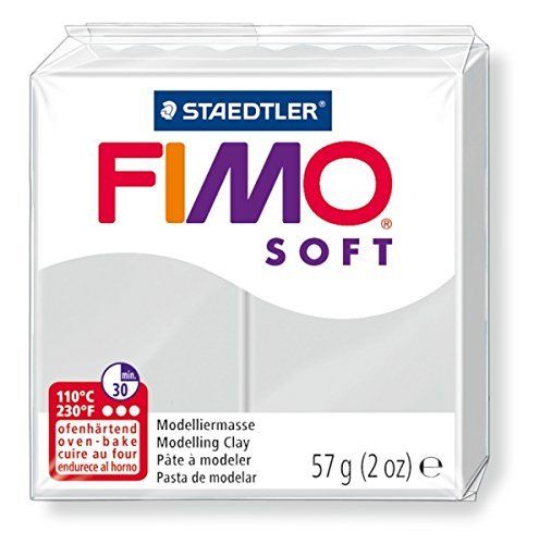 Pâte à modeler "Fimo Soft" - Gris dauphin