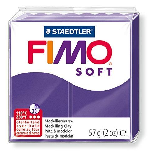 Pâte à modeler "Fimo Soft" - Prune