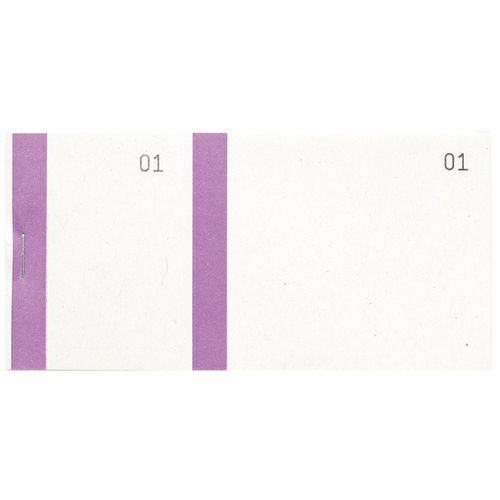 Bloc vendeur, 66 x 135 mm, violet