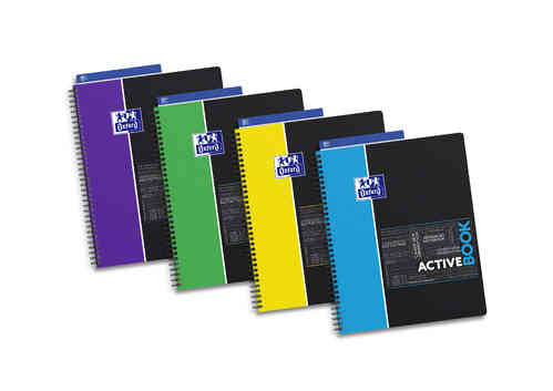 Cahier "Activebook" A4+ - 160 pages - 5x5