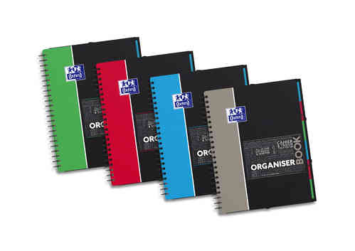 Cahier "Organiserbook" A4+ - 160 pages - Ligné