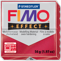 Pâte à modeler "Fimo Effect" - Metallique rubis
