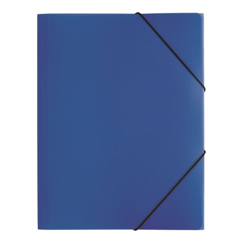Chemise à élastique 3 rabats "Trend Colours", A4 - Bleu