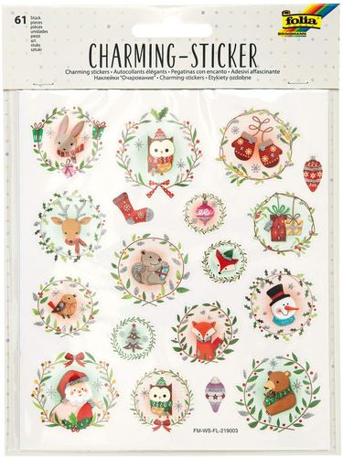 Stickers de Noël "Charming Christmas III"