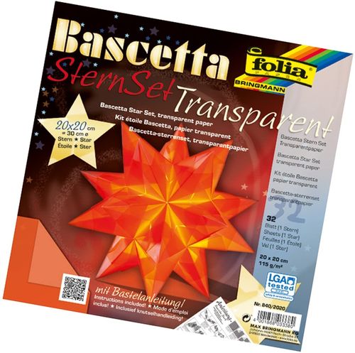 Papiers pour origami "Bascetta" - Orange