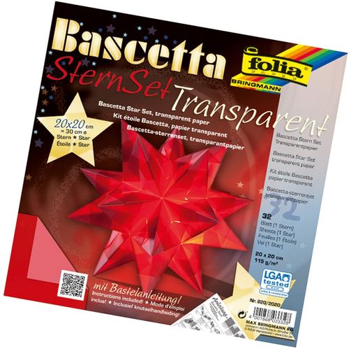 Papiers pour origami "Bascetta" - Rouge