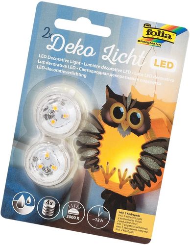 Lumière décorative LED, piles incluses