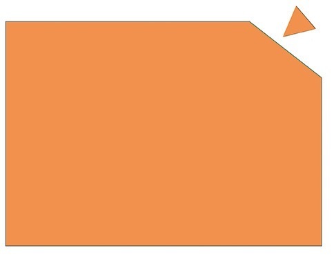 Plaque magnétique, 200 x 295 x 0,6 mm - Orange