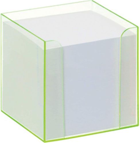 Bloc cube avec boîtier "Luxbox"  - Vert