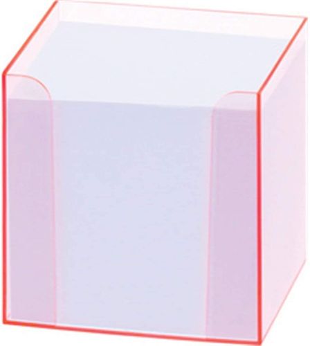 Bloc cube avec boîtier "Luxbox"  - Rose