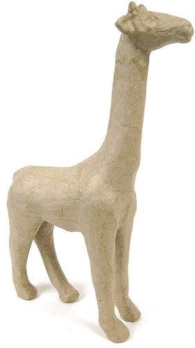Support en papier mâché "Girafe", 280 mm