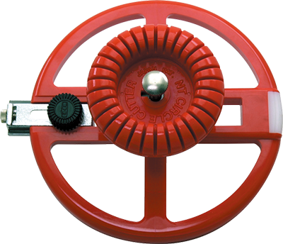 Coupe-cercles C 2500 P, en plastique - Rouge