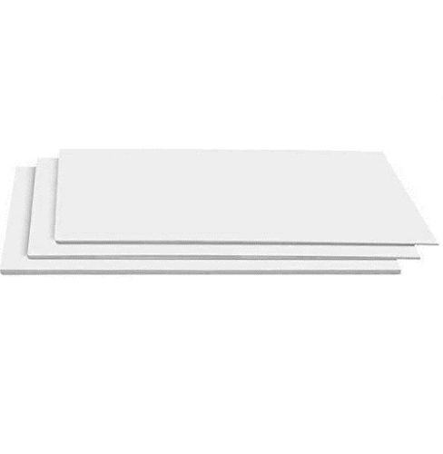 Carton mousse, 500 x 650 mm, Epaisseur : 5 mm - Blanc