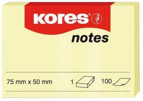 Bloc note repositionnable - 50 x 75 mm