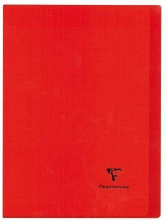 Cahier "Koverbook" - Polypro - 17x22 - 96 pages - Séyès - Rouge