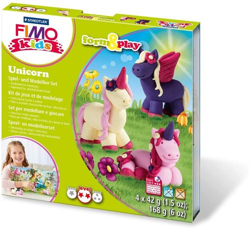 Fimo kids Kit de modelage Form & Play "licornes"