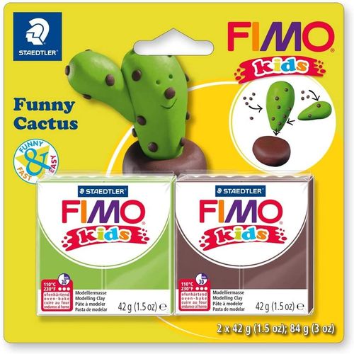 Fimo kids Kit de pâte à modeler "Funny Cactus"
