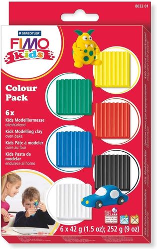 Fimo kids Kit pâte à modeler Colour Pack "basic"