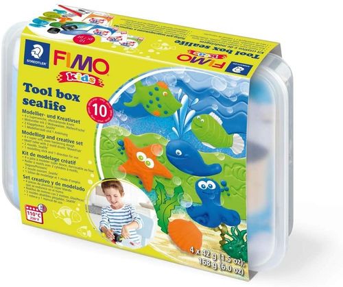 Fimo Kids - Kit de modelage Tool box "Sealife"