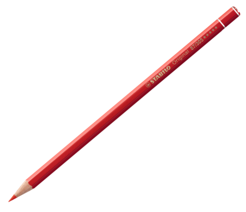 Crayon de couleur Original, hexagonal - Rouge Vermillon