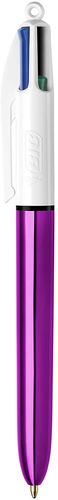 Stylo à bille rétractable 4Colours Shine - Violet