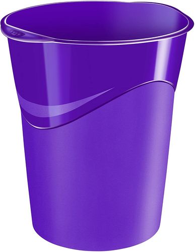 Corbeille à papier "Gloss" - 14 litres - Violet
