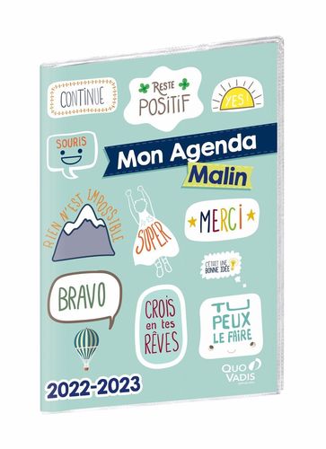 Agenda scolaire "Mon Agenda Malin", 2022/2023