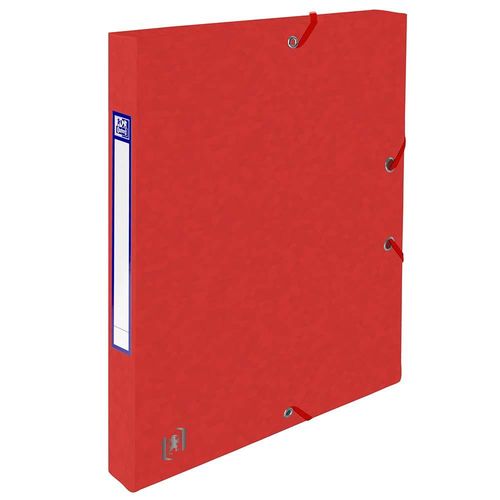 Boîte de classement Top File+, 24x32 cm, 25 mm - Rouge