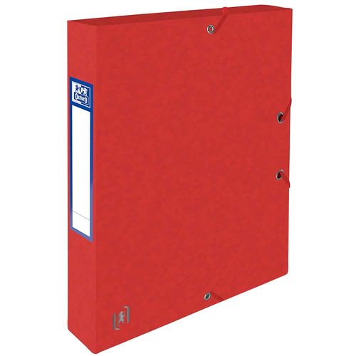 Boîte de classement Top File+, 24x32 cm, 40 mm - Rouge