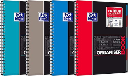 Cahier "Organiserbook" - A4 - 160 pages - Seyès