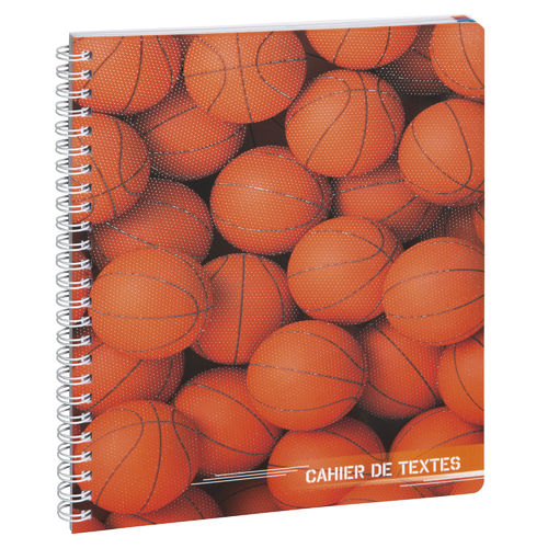 Cahier de textes Sports "Basket" - 170 x 220 mm - Séyès