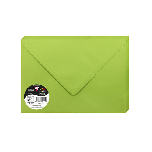 Enveloppes "Pollen" - C5 - Vert menthe