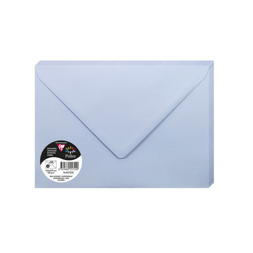 Enveloppes "Pollen" - C5 - Bleu lavande