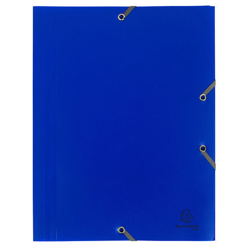 Chemise 3 rabats à élastiques "Opaque Eco" - A4 - Bleu