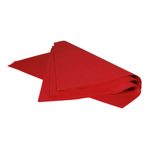Papier de soie - (l)500 x (H)750 mm - Rouge