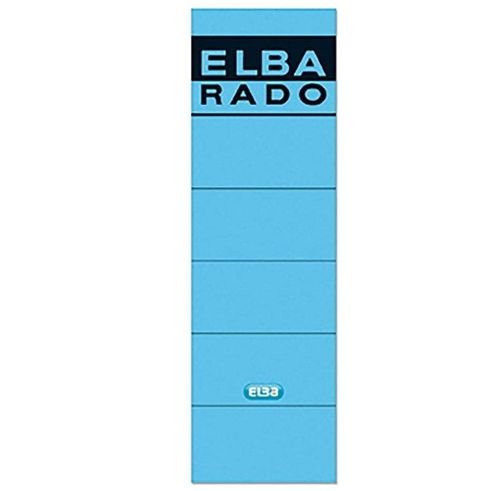 Etiquette pour dos de classeur "Elba Rado" - Bleu