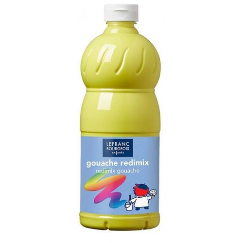 Gouache liquide "Redimix" - 1 L. - Jaune citron