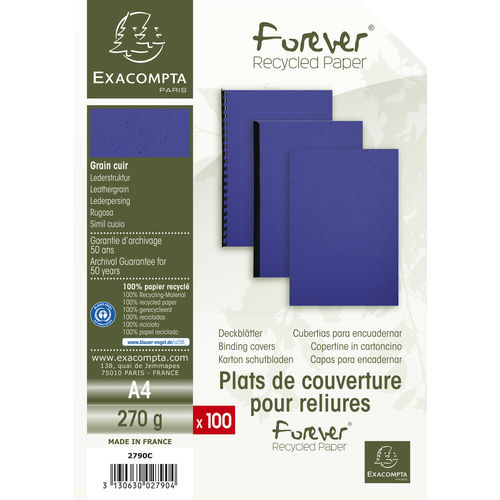 Couverture de reliure "Evercover" - A4 - Bleu foncé