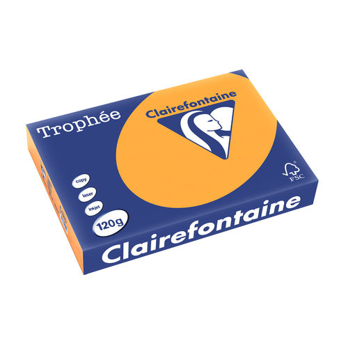 Papier universel "Trophée A4", 120 g/m² - Clémentine