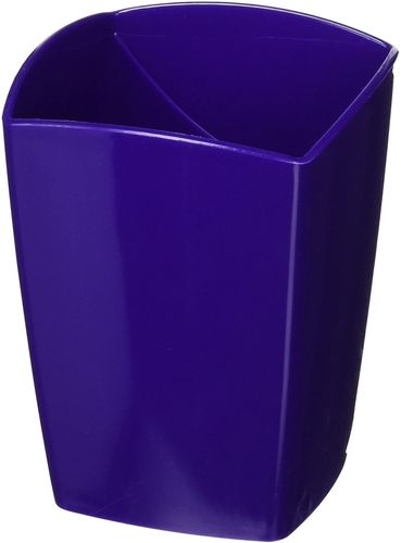 Pot à crayons "Gloss" - 2 compartiments - Violet
