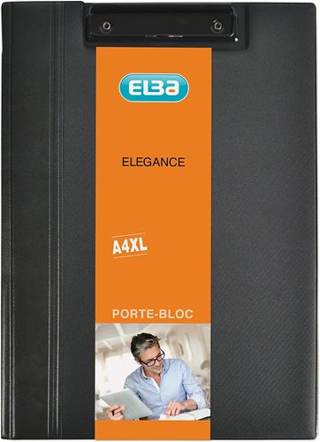 Porte-bloc double "Elégance", A4+ - Noir