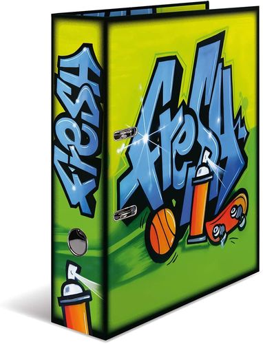 Classeur à levier "Graffiti" - A4 - 70 mm - Fresh