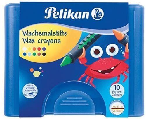 Crayons de cire ronds aquarellables - Boîte de 10