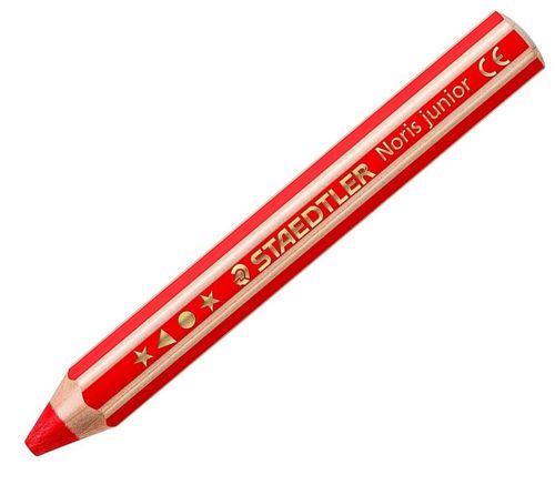 Crayon de couleur hexagonal "Noris junior" - Rouge